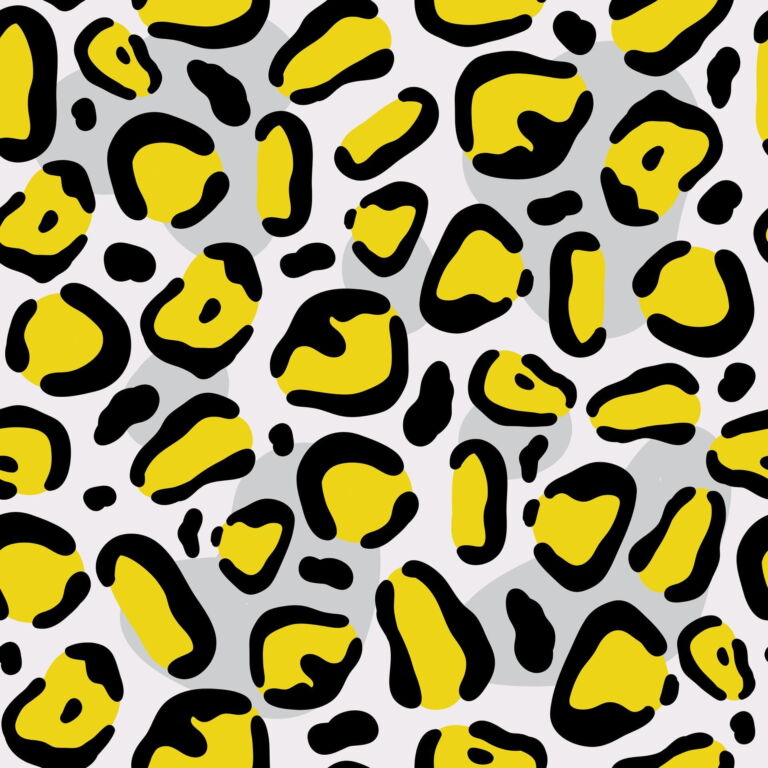 Leopard Rainbow Amarillo