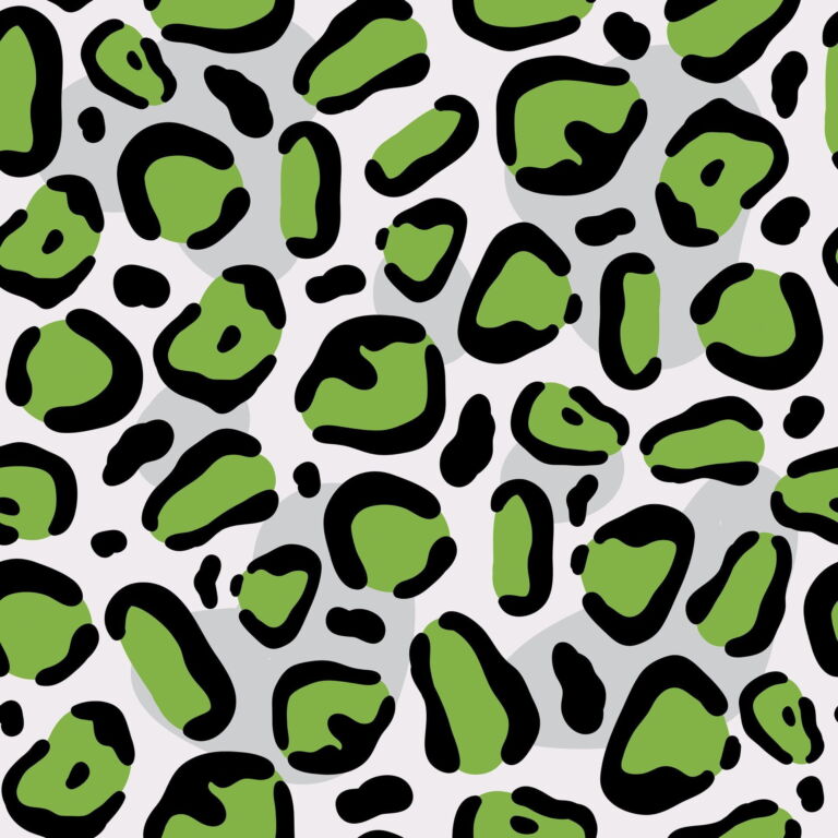 Leopard Rainbow Verde