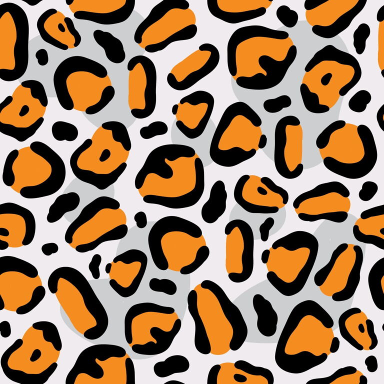 Leopard Rainbow Naranja