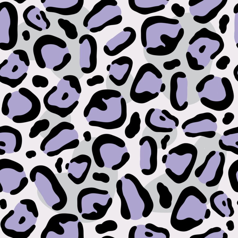 Leopard Rainbow Lila