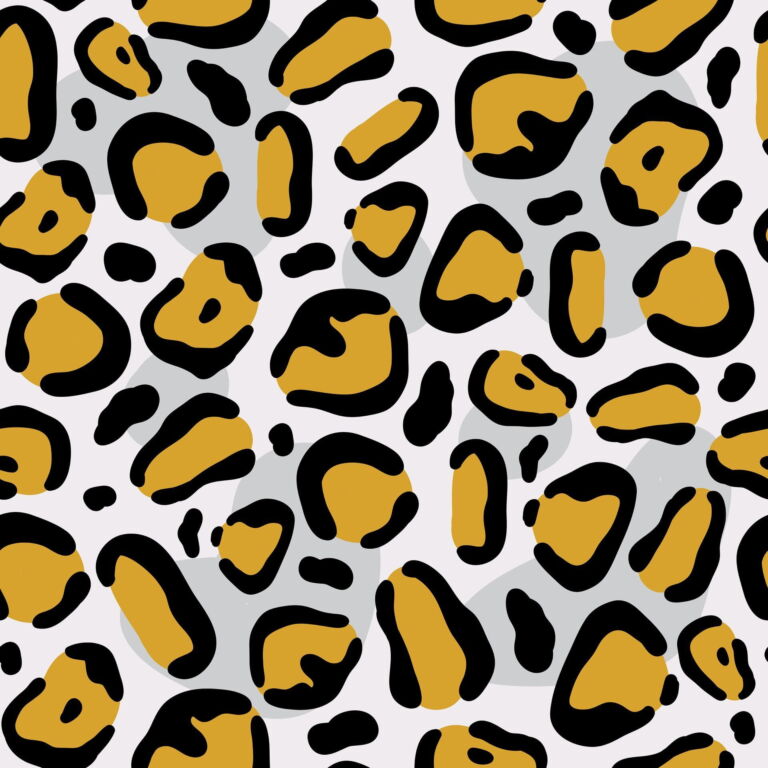 Leopard Rainbow Mostaza
