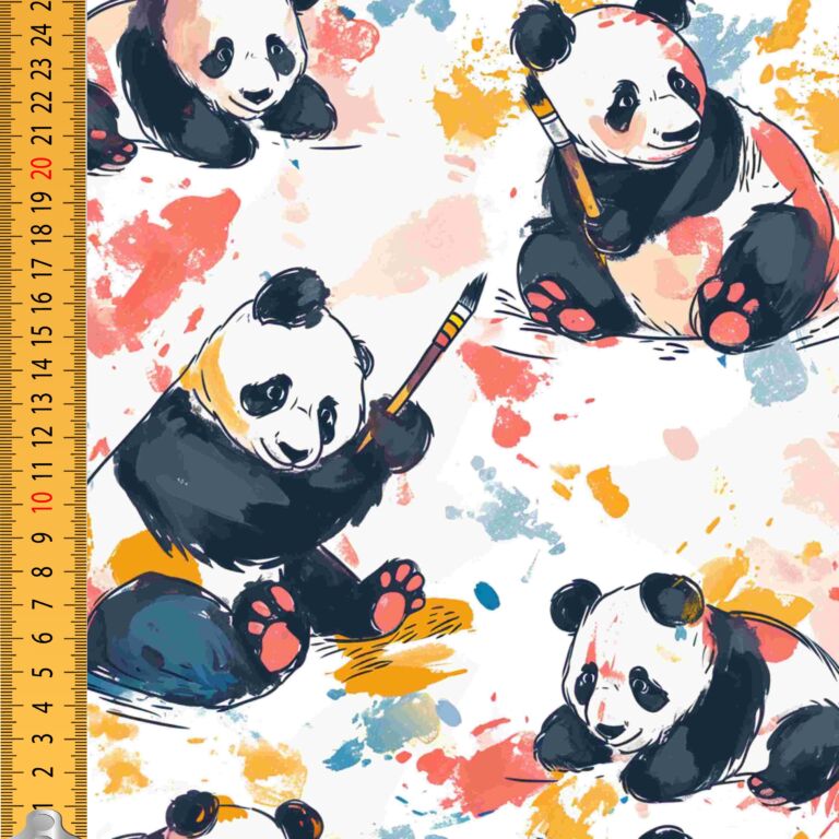 "Telas personalizadas" "oso panda"