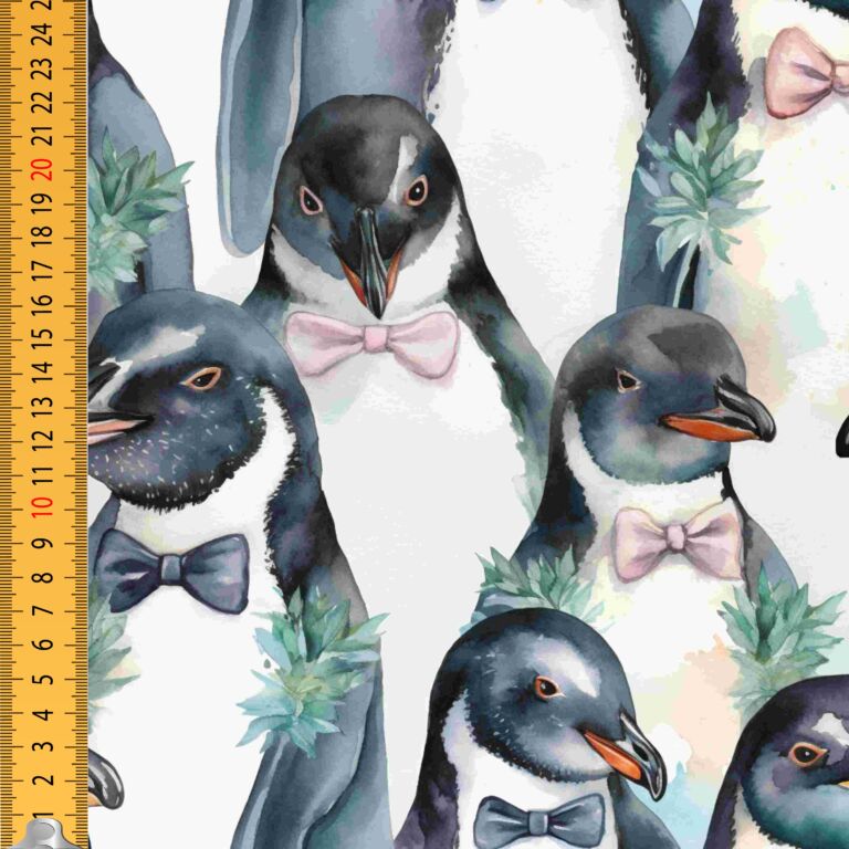 "Telas personalizadas" "Pingüinos"